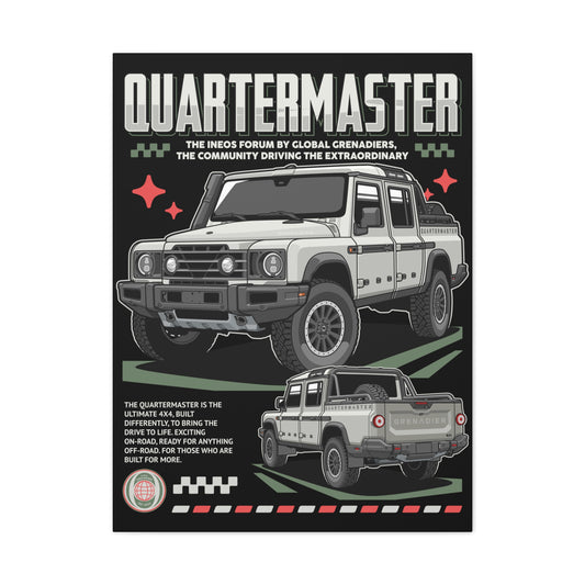 Canvas Print Quartermaster Pop Art