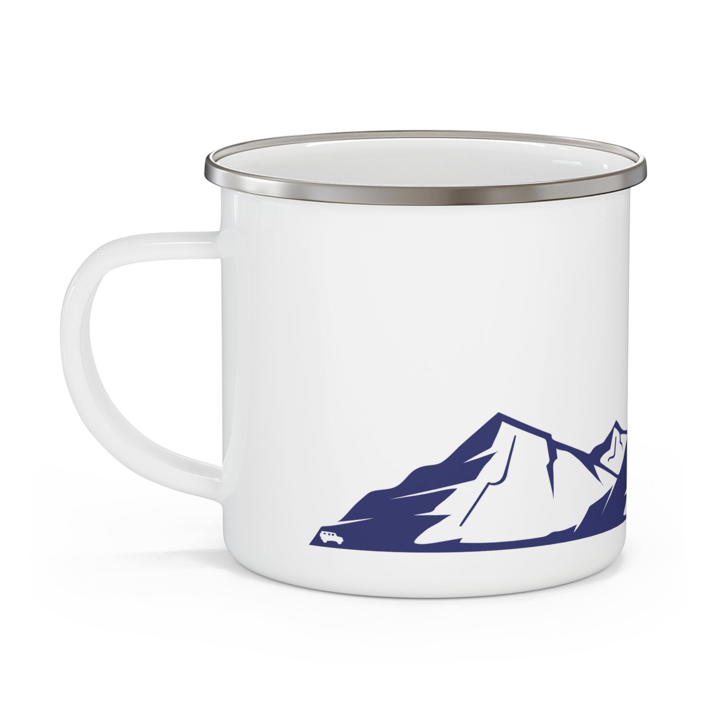Global Grenadiers Mountain Time Enamel Camping Mug