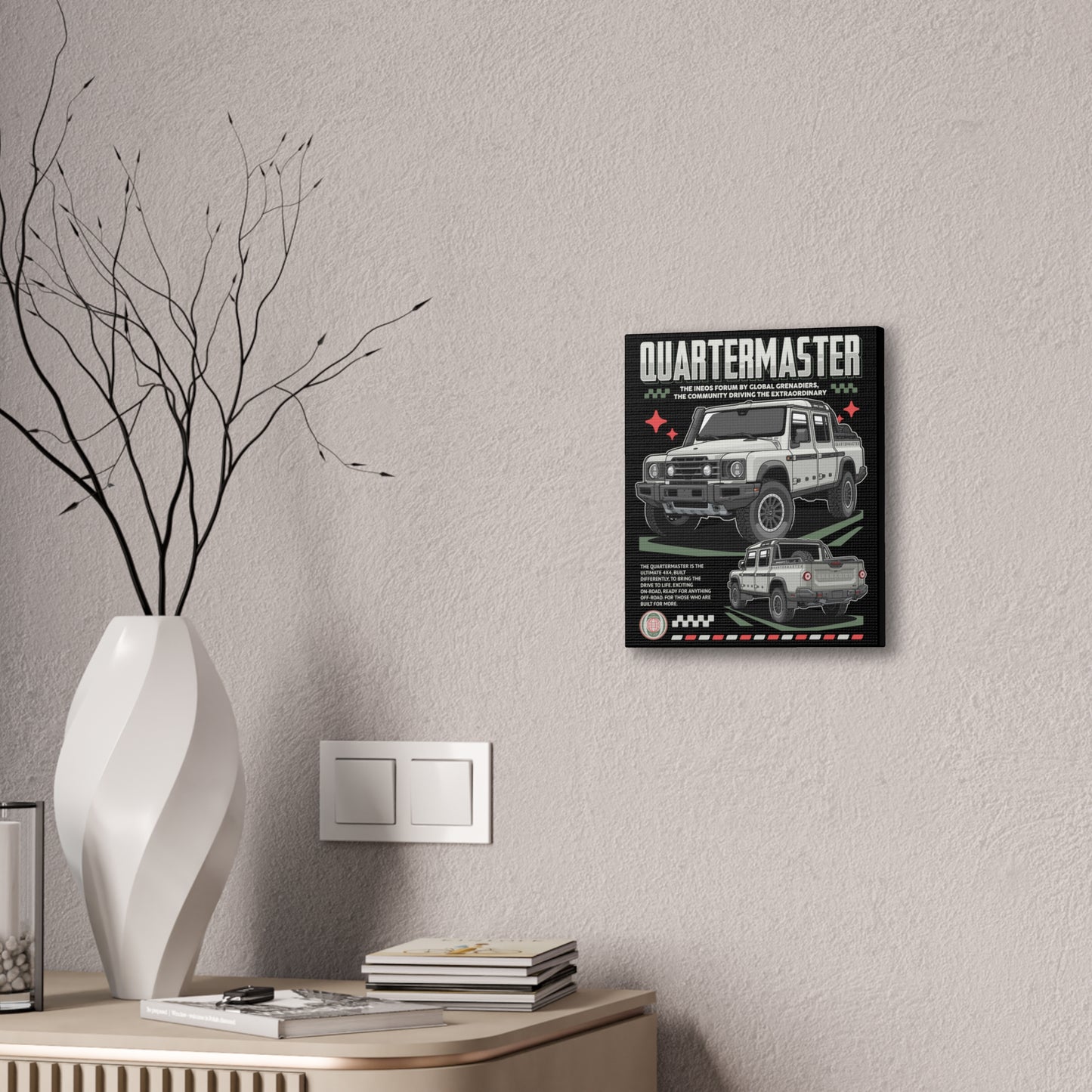 Canvas Print Quartermaster Pop Art