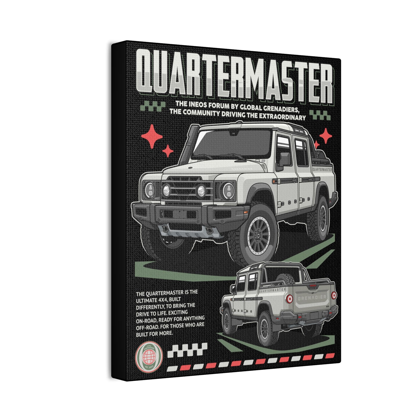 Canvas Print Quartermaster Pop Art