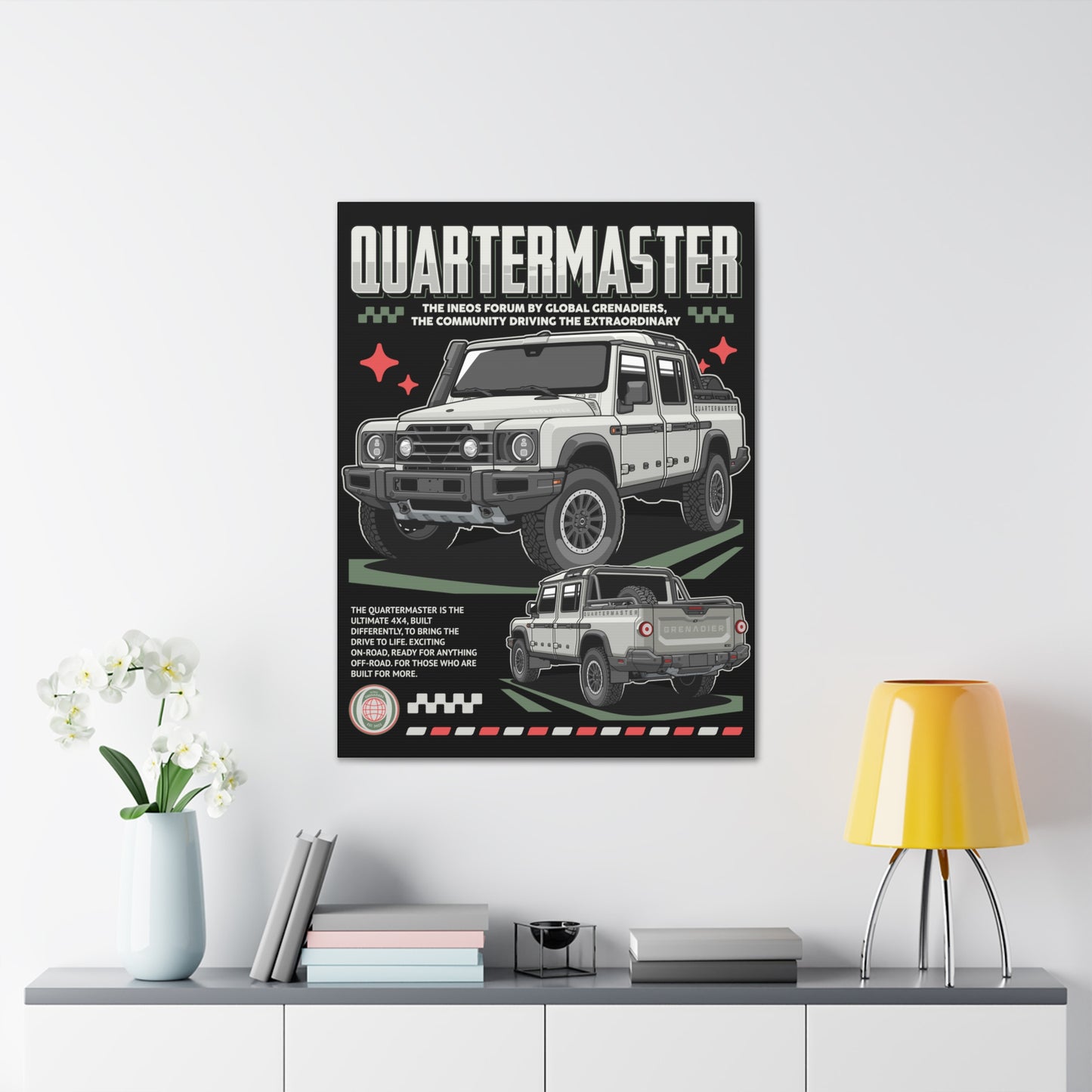 Canvas Print Quartermaster Pop Art