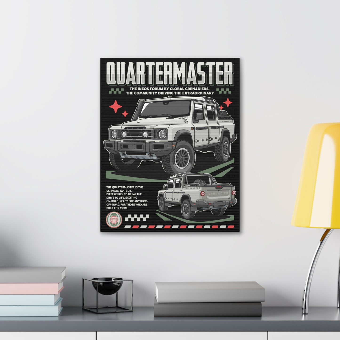 Canvas Print Quartermaster Pop Art