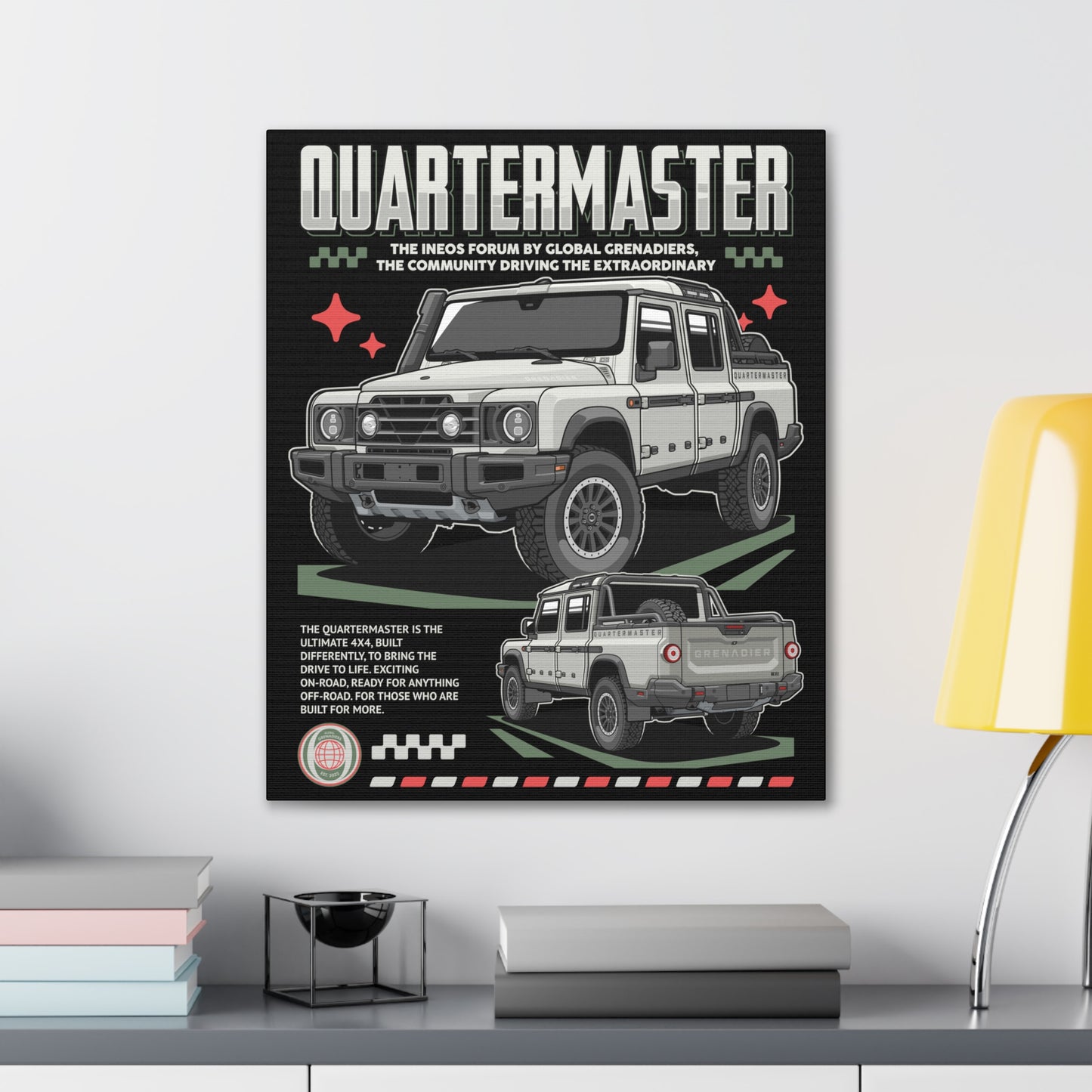 Canvas Print Quartermaster Pop Art