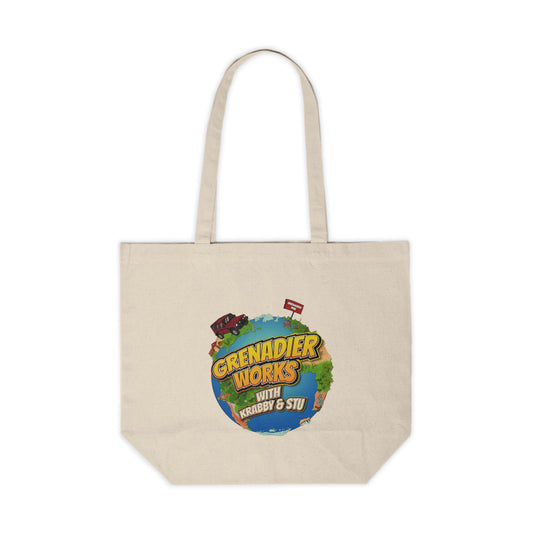 G.W. Podcast Canvas Shopping Tote