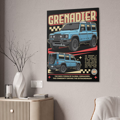 Canvas Print Grenadier Pop Art