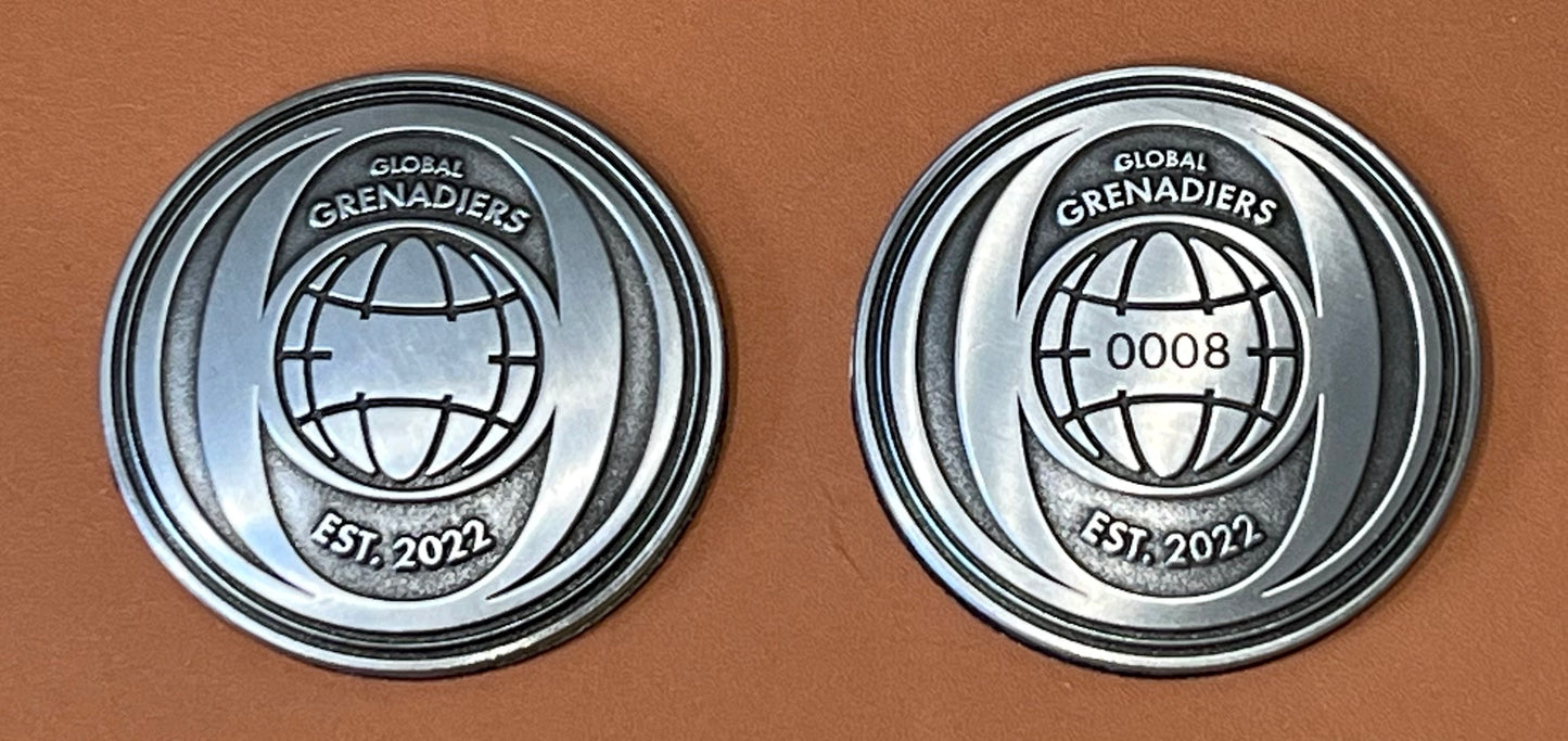 Global Grenadier Club Medallion - 2 Pack
